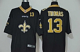Nike Saints 13 Michael Thomas Black Team Big Logo Number Vapor Untouchable Limited Jersey,baseball caps,new era cap wholesale,wholesale hats